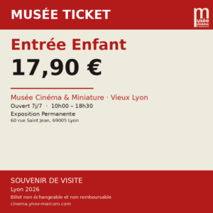 Billet enfant (4 à 15 ans)